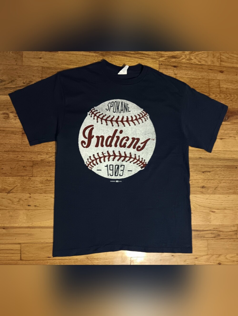 Spokane Indians t-shirt Baseball Logo Colorado Rockies Large